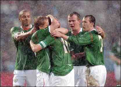 irish joy in the rain